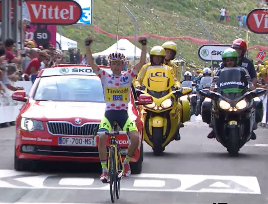 Rafal Majka podruhé vítěz etapy Tour de France
