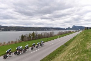 Etixx na trati týmové časovky na Tour de Romandie 2015