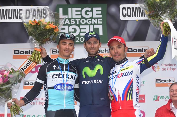 Stupně vítězů na Lutych - Bastogne - Lutych 2015