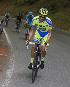 Útok Alberta Contadora při stoupání na Abetone