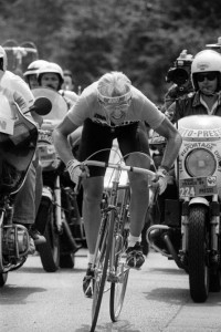 Fignon na trati závěrečné časovky ročníku 1989
