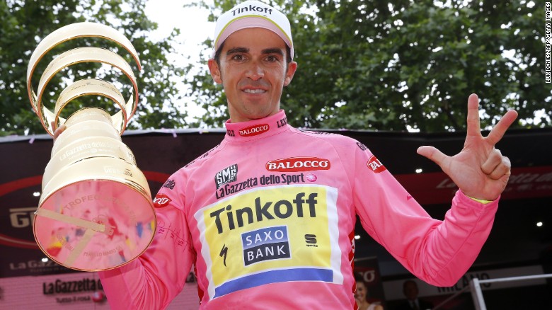 Alberto Contador vítěz Giro 2015
