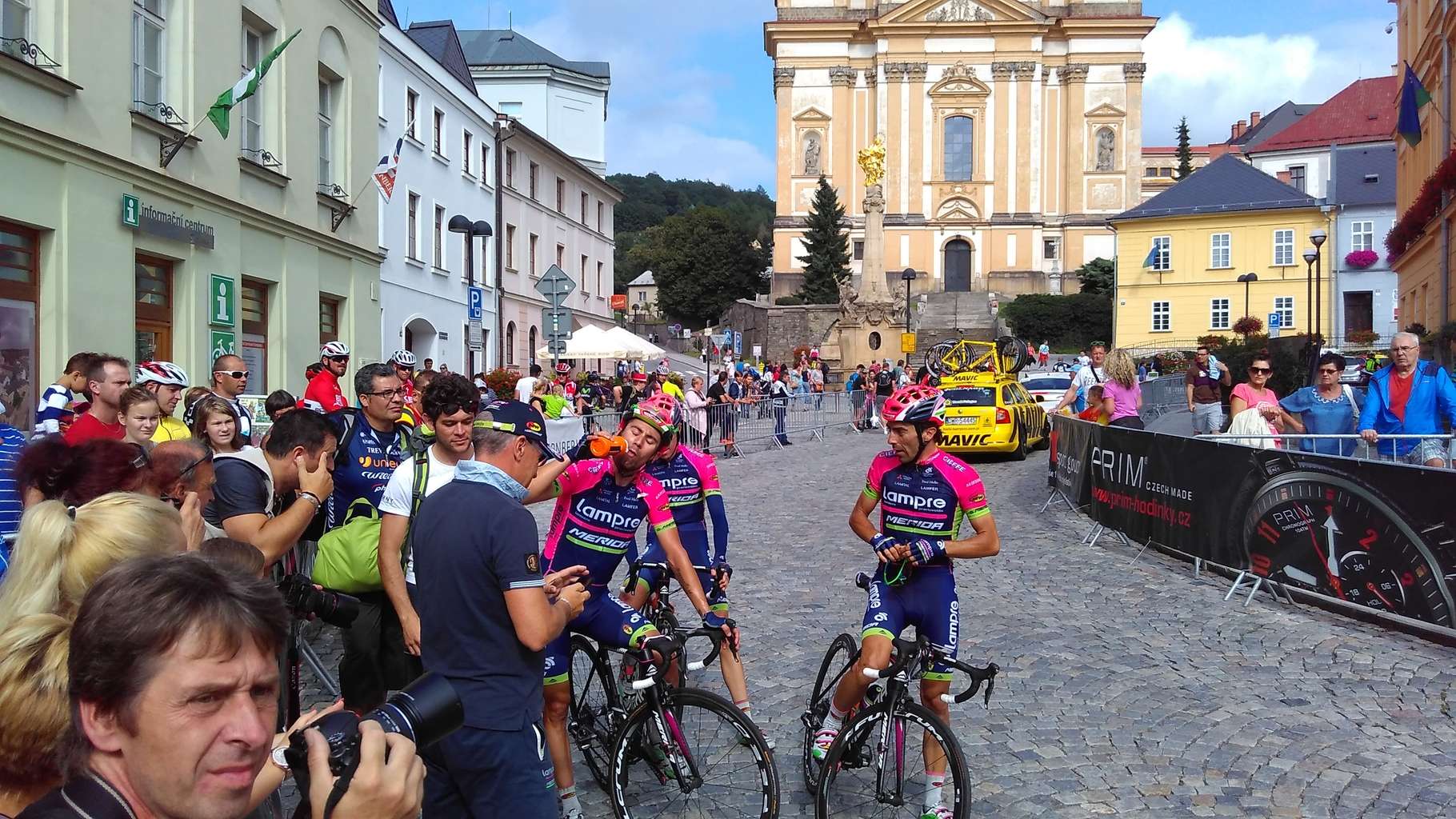Diego Ulissi v cíli Czech Cycling Tour 2016