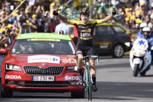 Primož Roglič - vítěz 17. etapy Tour de France 2017