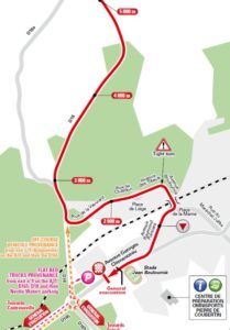Závěrečné kilometry - mapa 4. etapy Tour de France 2017