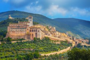 Assisi - start 11. etapy Giro d'Italia 2018