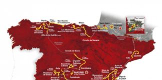 Vuelta 2019 - celková mapa trasy