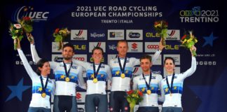 Itálie slaví vítězství ve smíšené časovce na mistrovství Evropy v Trentinu