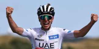 Tadej Pogačar UAE 20. etapa Tour de France 2023